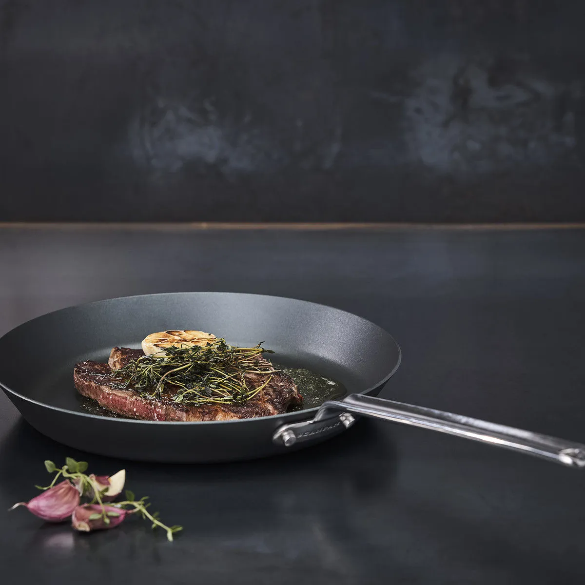 Scanpan Black Iron Carbon Steel Frypan 30cm