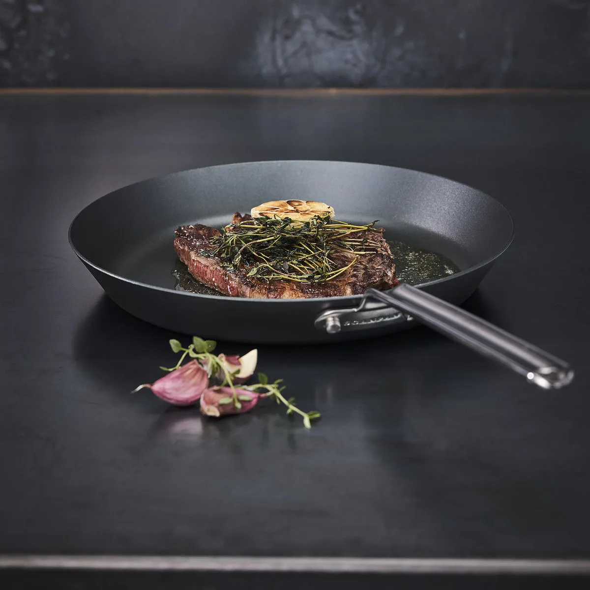 Scanpan Black Iron Carbon Steel Frypan 30cm