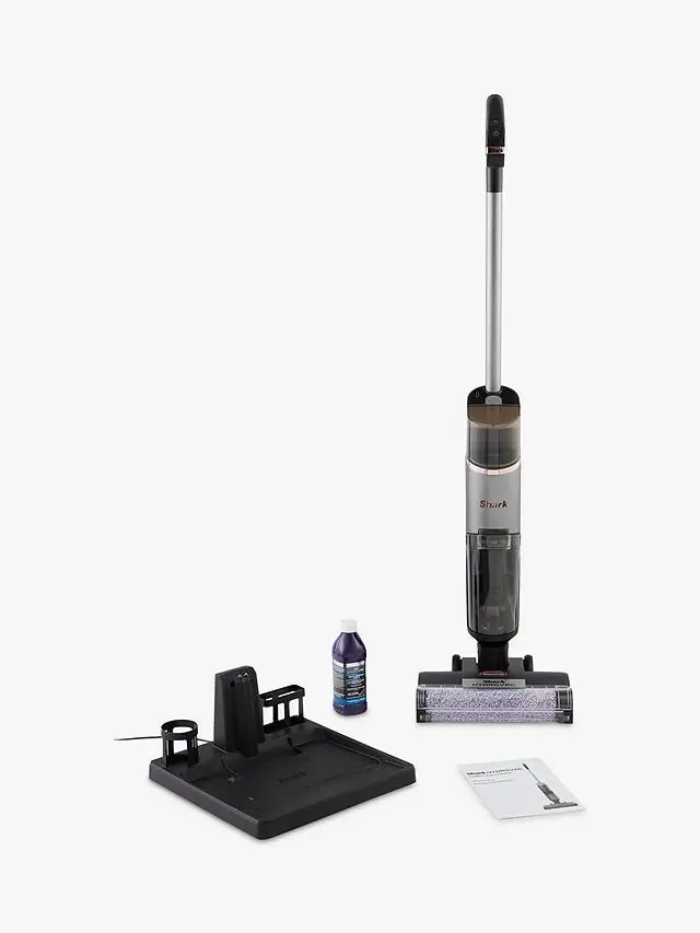 Shark WD210UK HydroVac 3-in-1 Wet & Dry Cordless Hard Floor Cleaner, Charcoal Grey