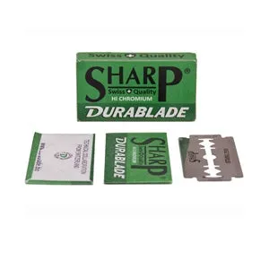 Sharp Durablade DE Razor Blades, 10 Pack of Blades