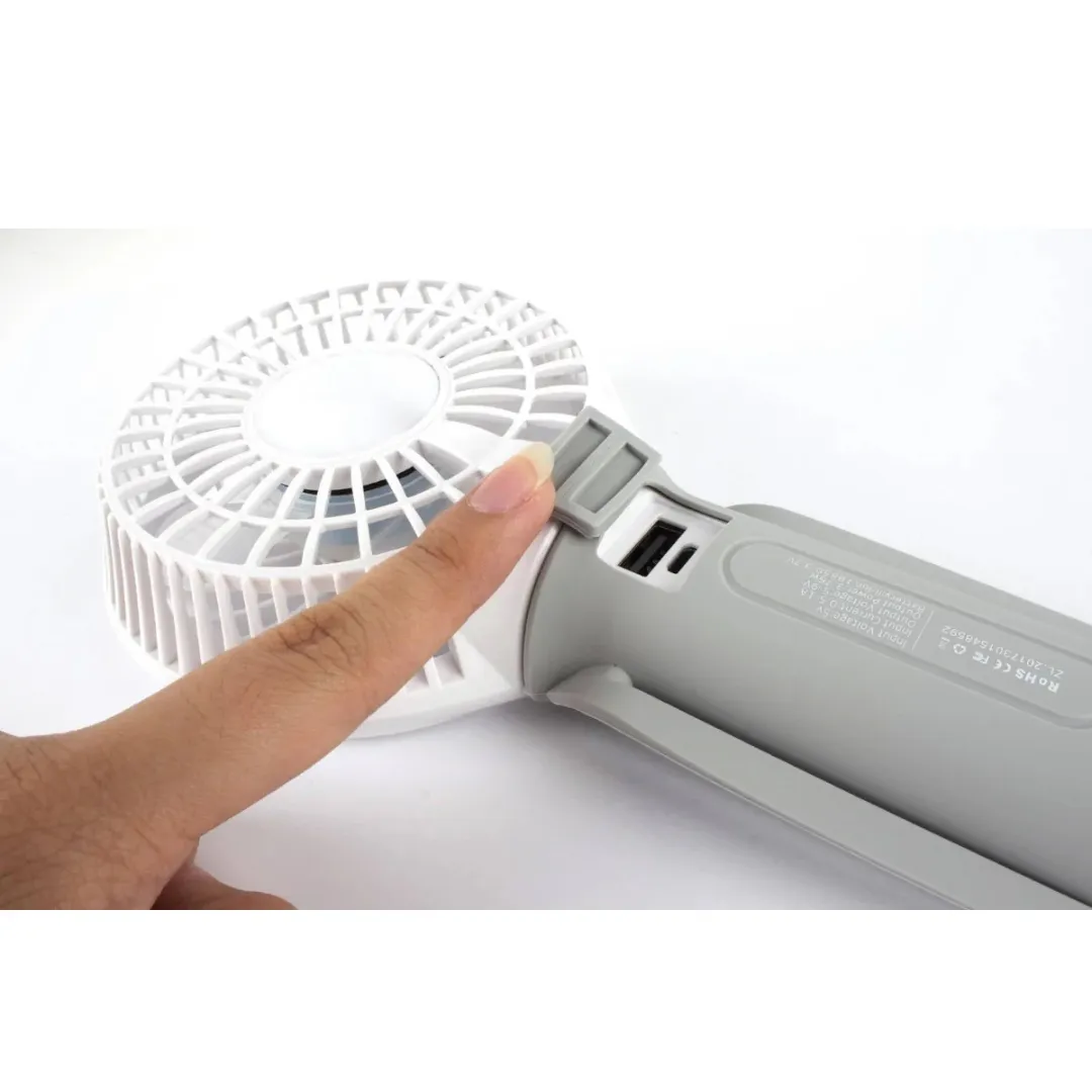 Snapkis 3-In-1 Rechargeable Fan, Light & Powerbank