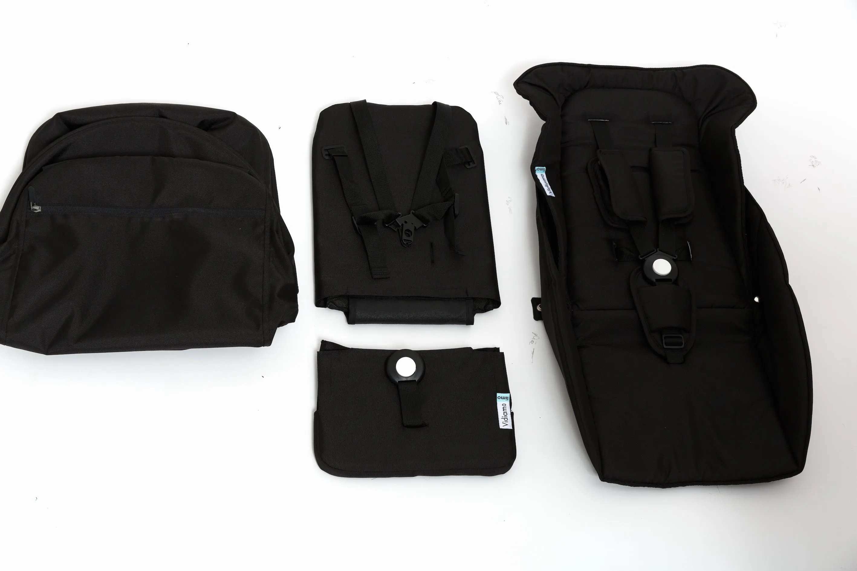 Spare Part Black Softgoods (canopy, main seat, foldaway seat)