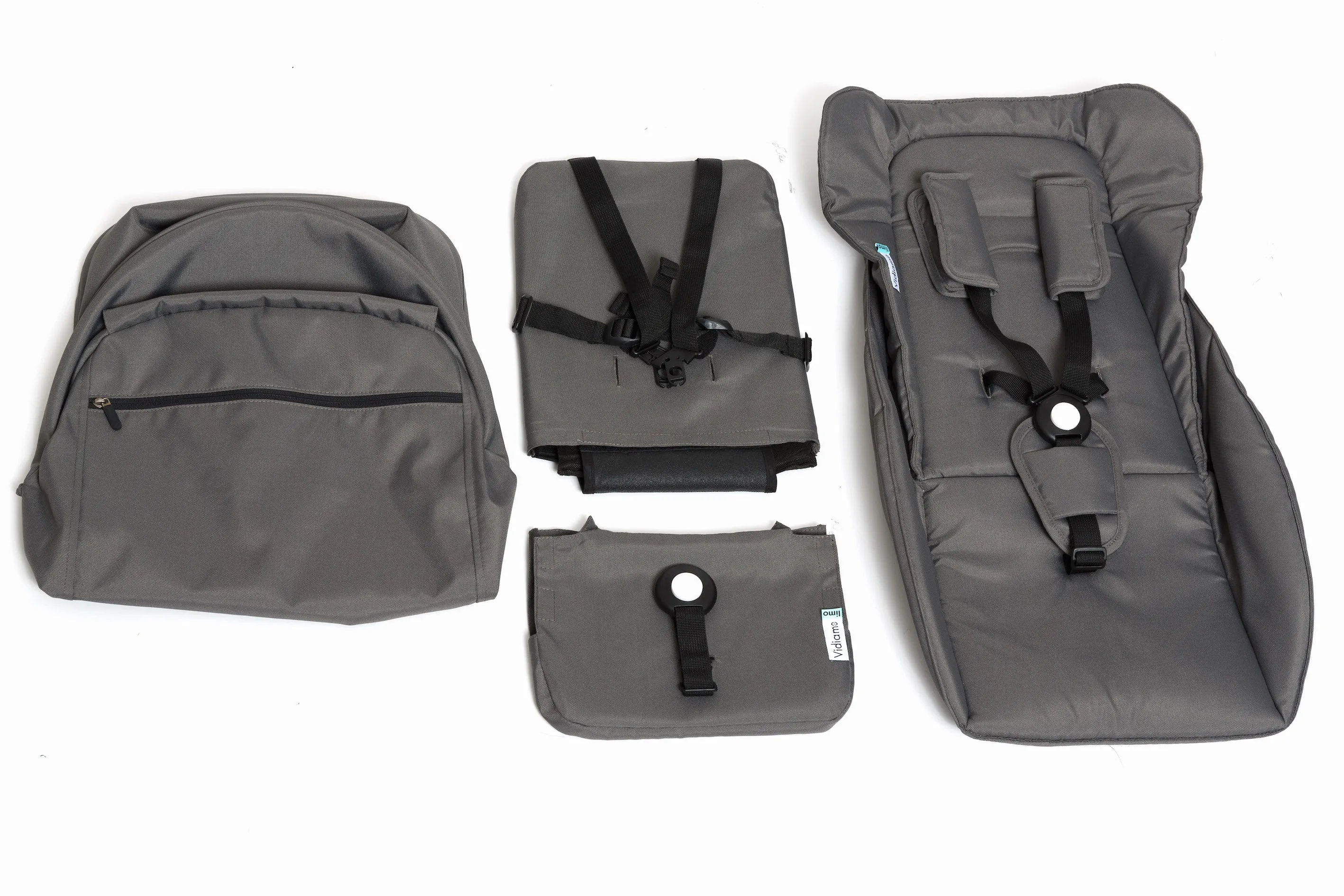 Spare Part Black Softgoods (canopy, main seat, foldaway seat)