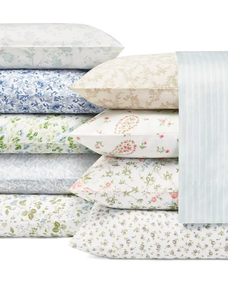 Spring Bloom Periwinkle Sheet Set