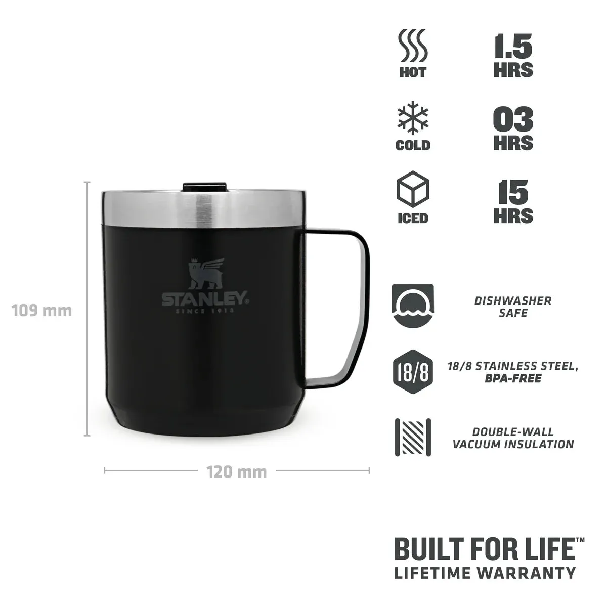 Stanley Legendary Stay Hot Camp Mug 0.35L Plum