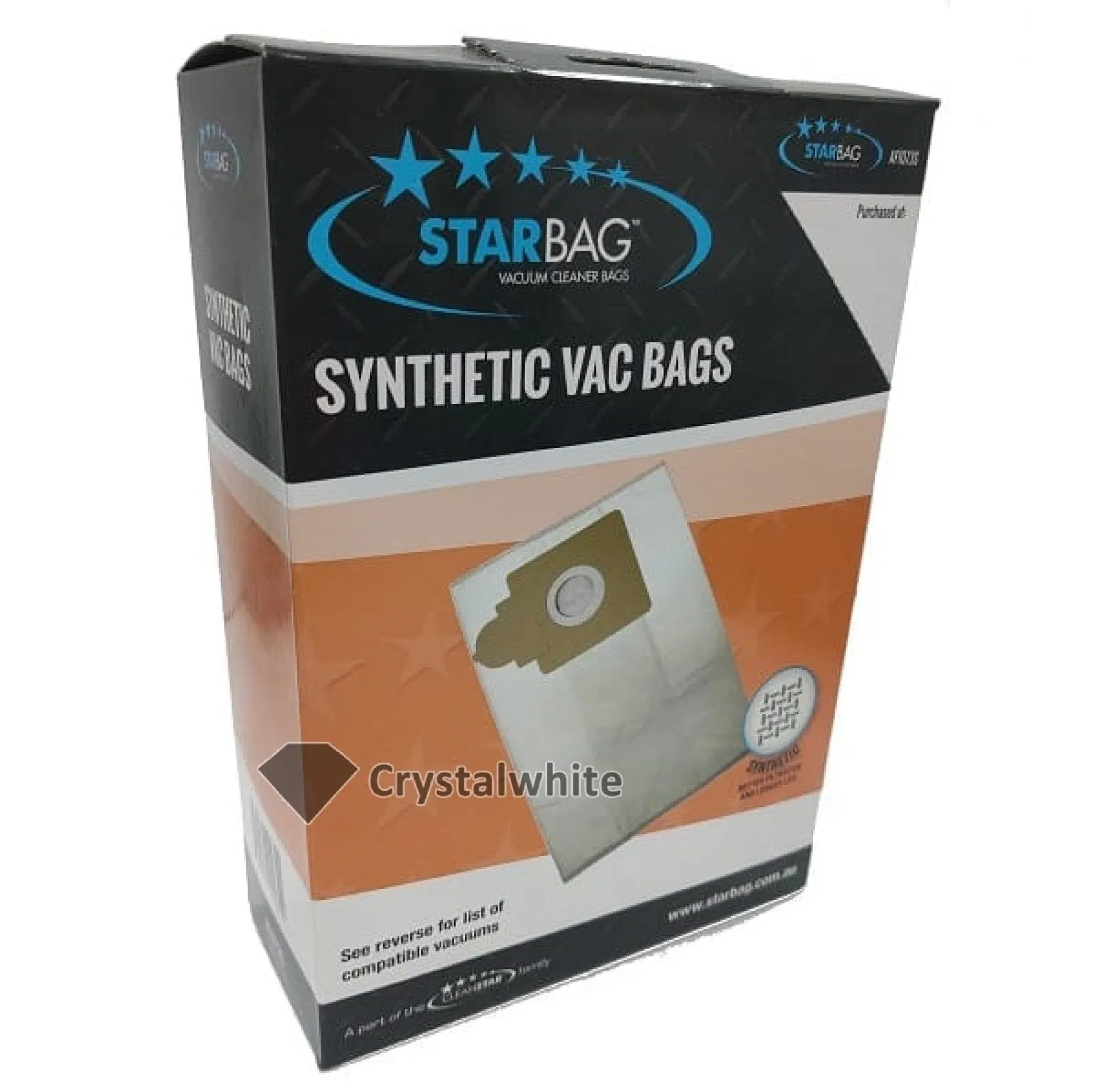 StarBag AF1073S Synthetic Vacuum Cleaner Bags for Hako