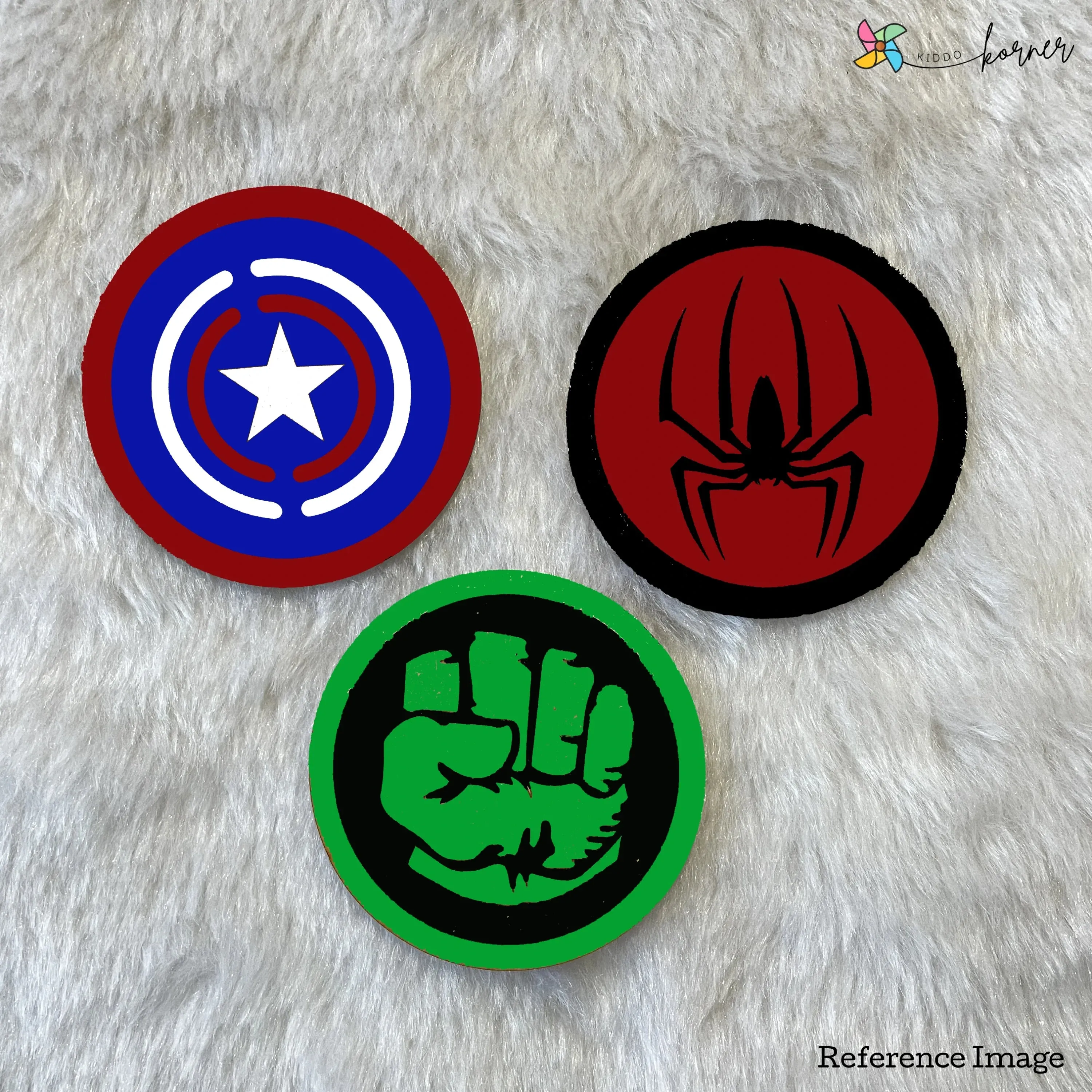 Superhero Fridge Magnets Art Kit (Pack of 3 Design)