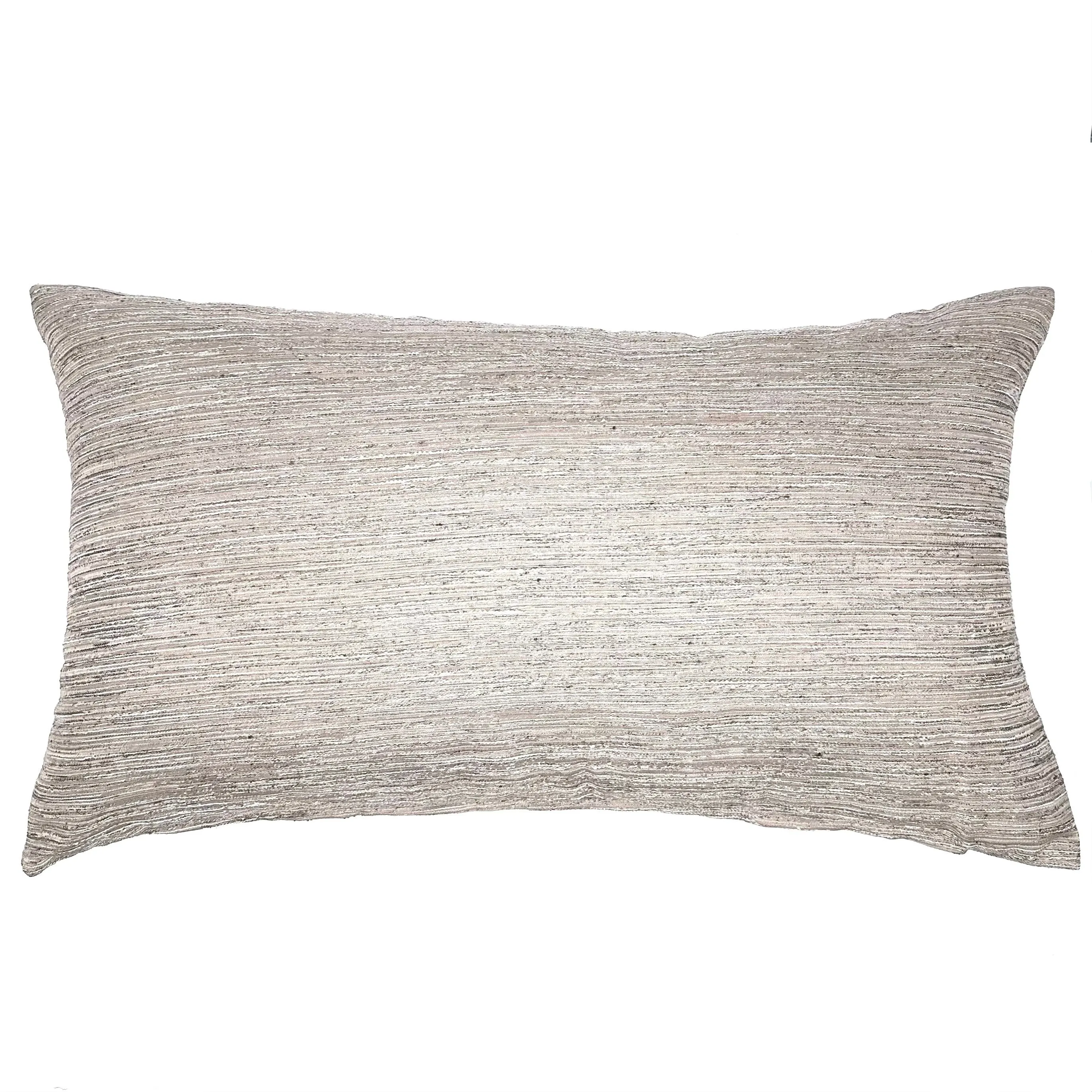 Taupe Bohemian Lumbar Pillow Cover 15x26