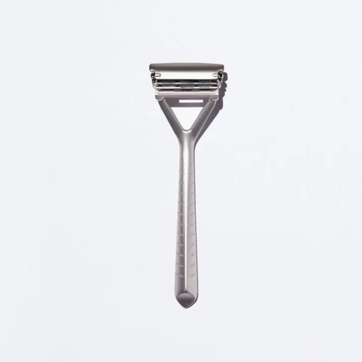 The Leaf Pivoting Head Razor - Silver - Leaf