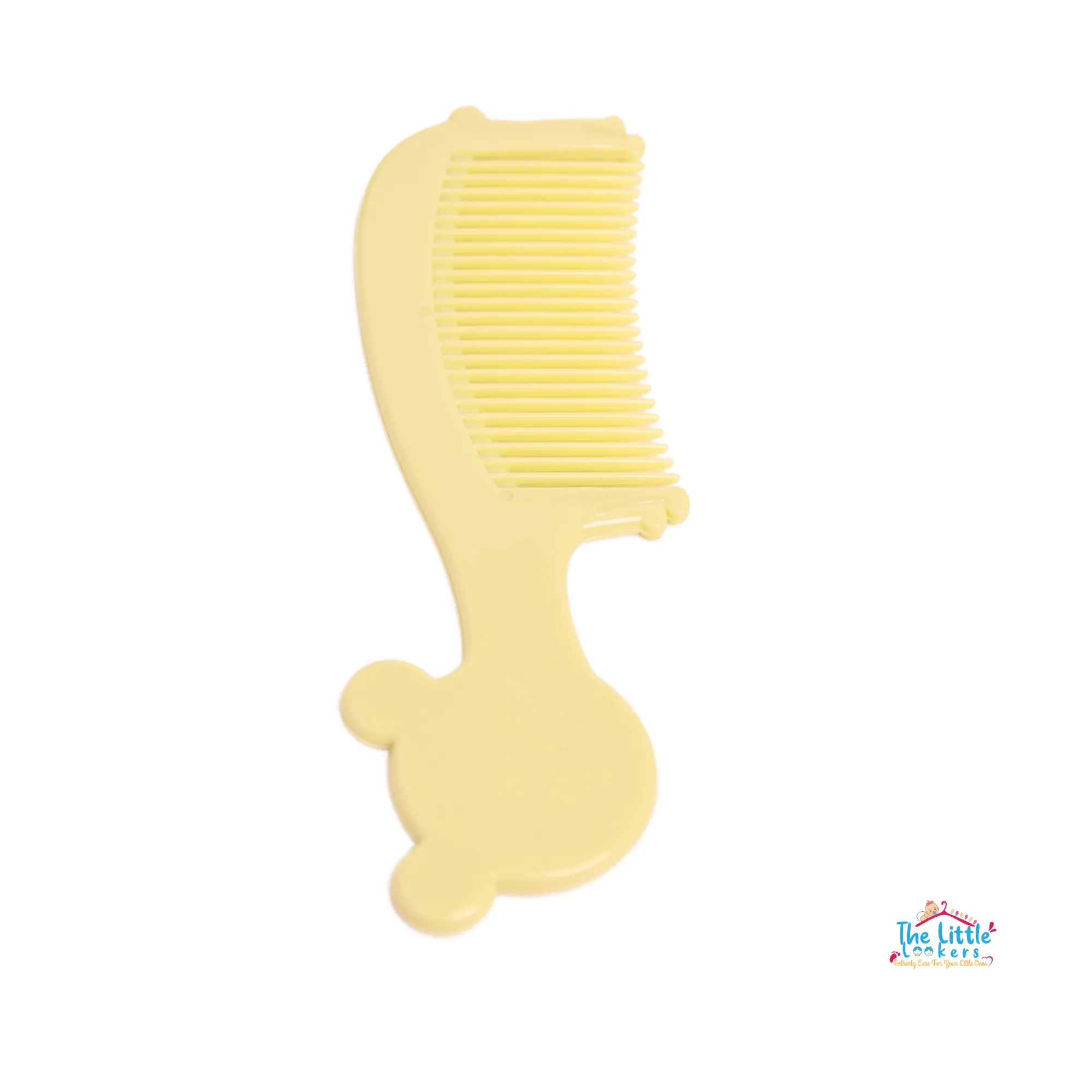 THE LITTLE LOOKERS Baby Hair Comb Set I Kids Hair Brush I Baby Comb for Wet, Dry, Curly Hairs Kids with Wide Tooth Comb (Pack of 2)