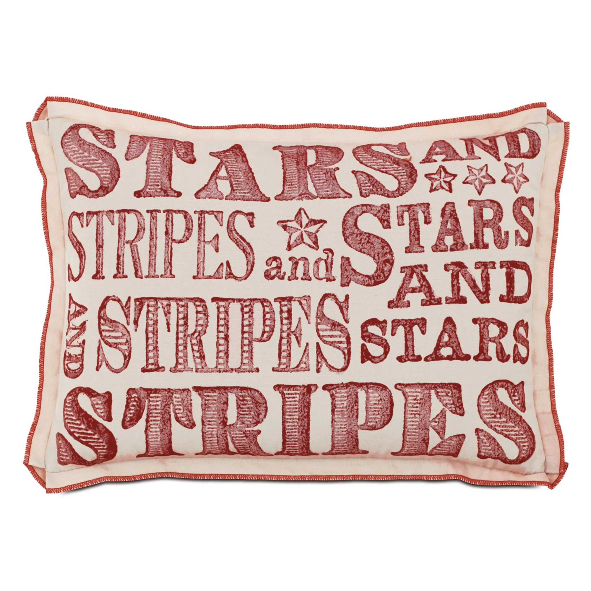 The Patriot 'Stars & Stripes' Outdoor Lumbar Pillow Cover 16x22