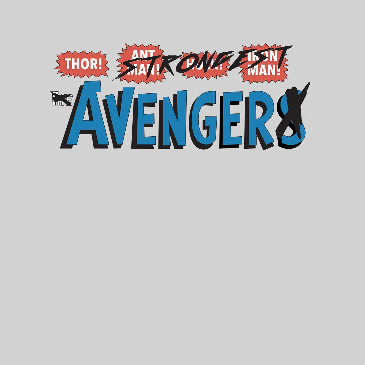 Thor strongest avenger t-shirt old school nostalgia comic book fan tee