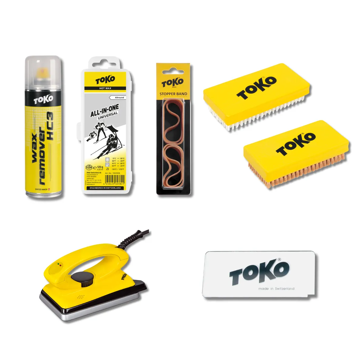 TOKO Wax Set voor ski- en snowboard waxen