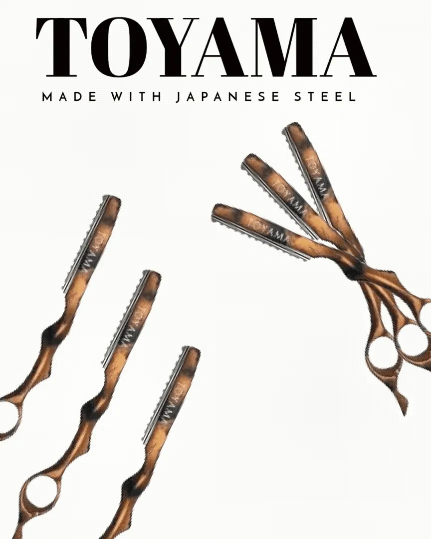 Toyama Professional Razor Aluminium With Japanese Steel Blades  - CAMO   Feather Styling Razor