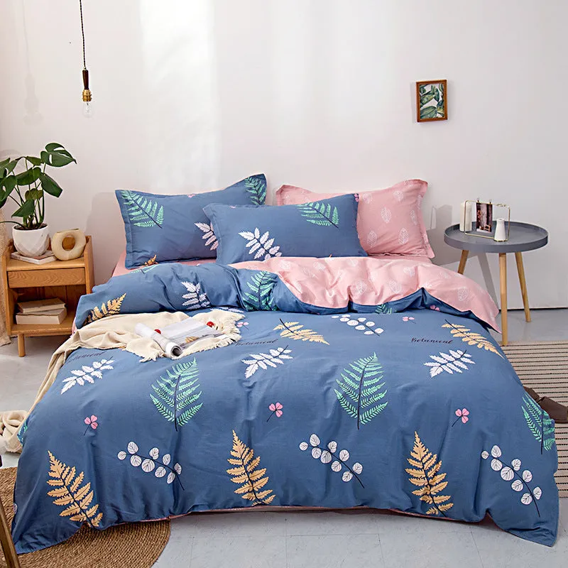 Twill Cotton Four-piece Set Seasons Quilt Cover