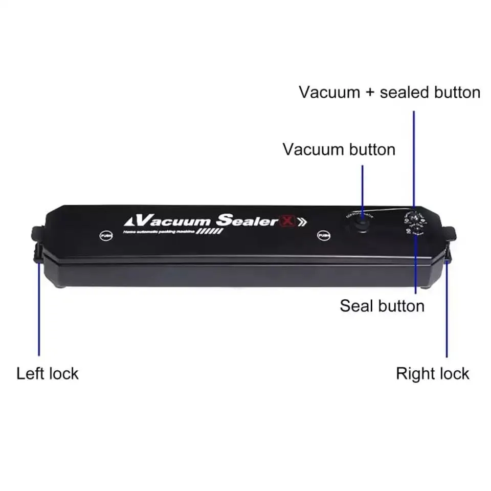 Vaccum Sealing Machine, 110/220V High Power Electric Vacuum Bag Sealing Packaging Machine, Automatic Vacuum Sealer, Food Preservation Vacuum Sealing Packaging Machine