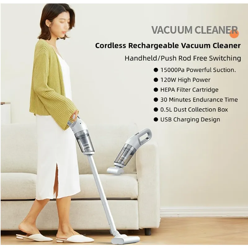 Versatile Cordless Handheld Vacuum Cleaner F49-8-1111