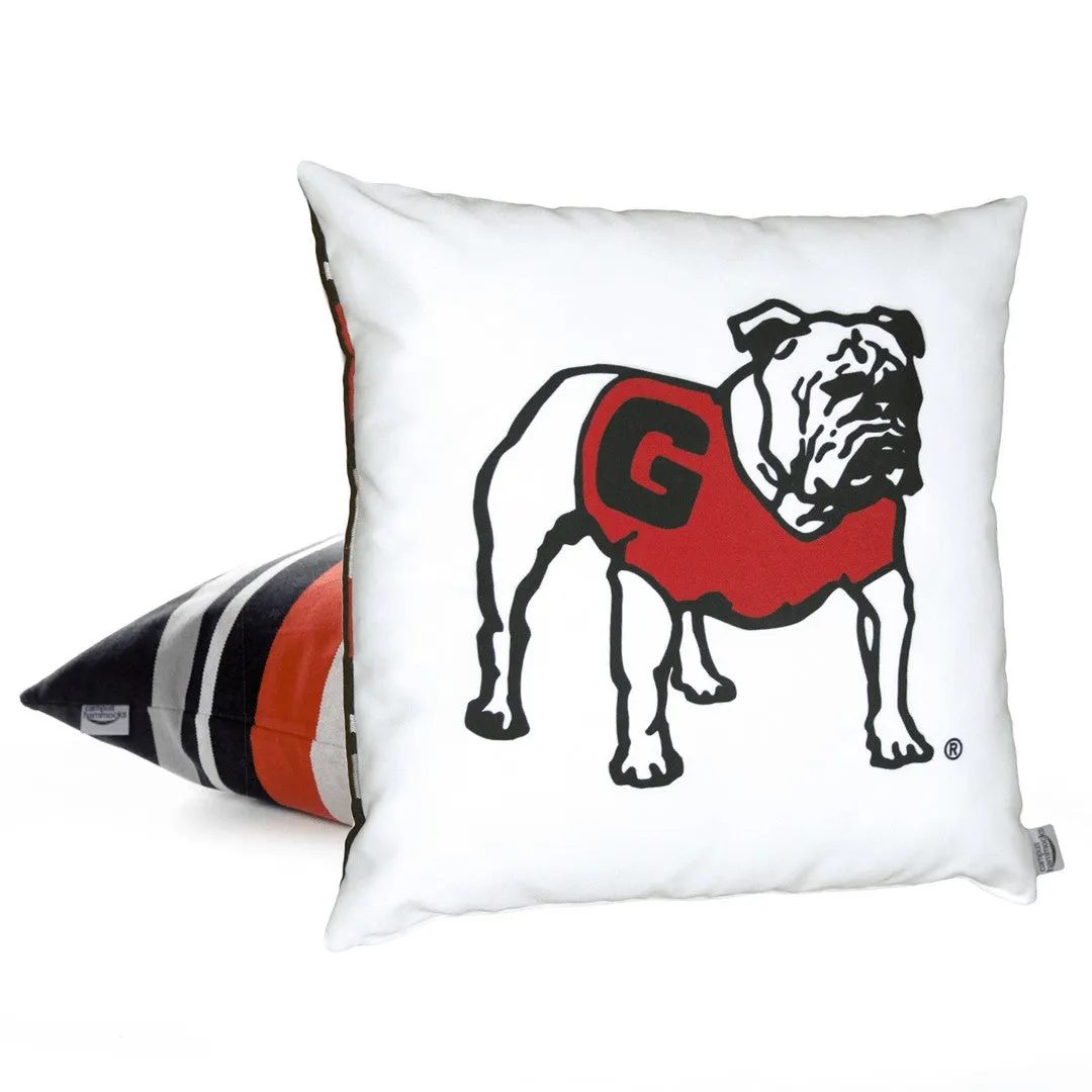 Vintage UGA Bulldogs Pillow Cover | BULLDOG