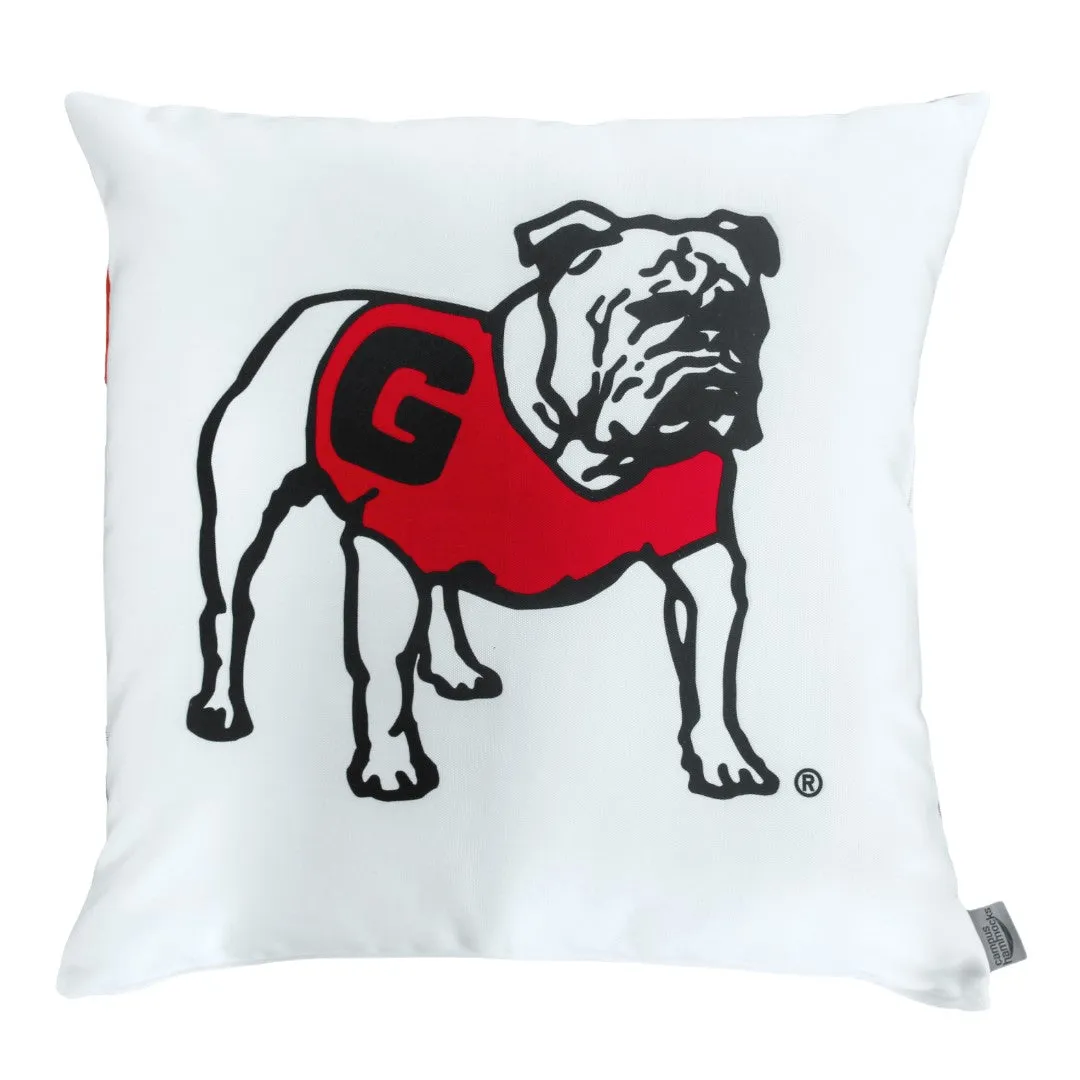 Vintage UGA Bulldogs Pillow Cover | BULLDOG