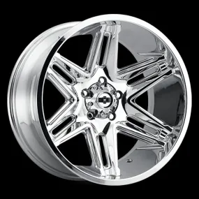 Vision Off-Road 363 Razor 24X12 5X139.7 -51mm Chrome