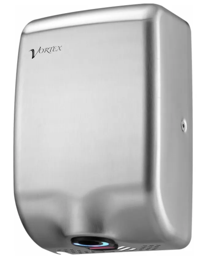 Vortex Hand Dryer Compact  Automatic Stainless Steel