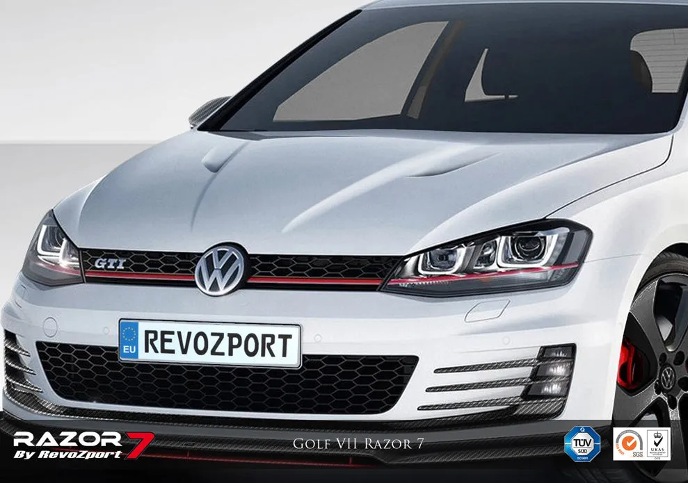 VW Golf VII Revozport Razor 7 Lightweight Bonnet