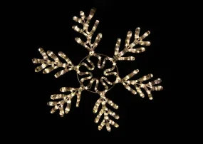 Warm White LED 24" Ice Snowflake