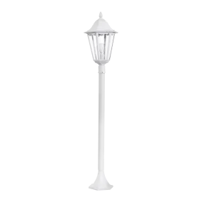 White Cast Aluminium Mid Height Outdoor Lamp Post - ID 9406