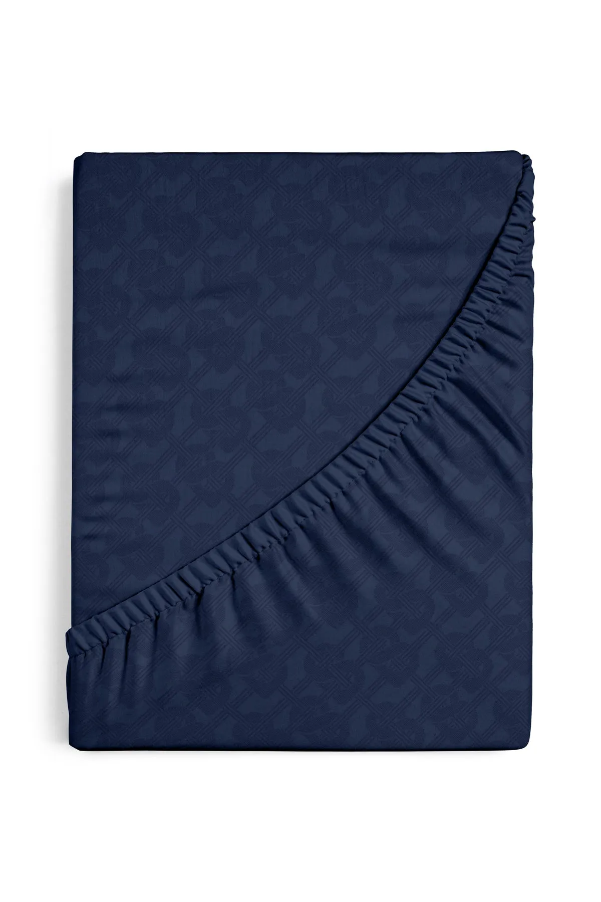 Wicker Bed Sheet King - Navy