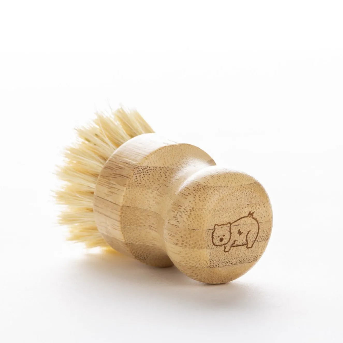 Wombat Bamboo Pot Scrubbing Brush