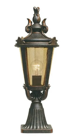 Wood Green Period Style Pedestal Lantern - Medium - ID 5599