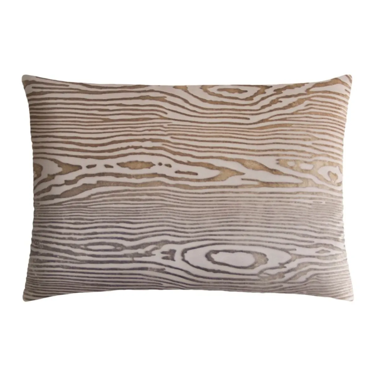 Woodgrain Velvet Coyote Pillows by Kevin O’Brien Studio