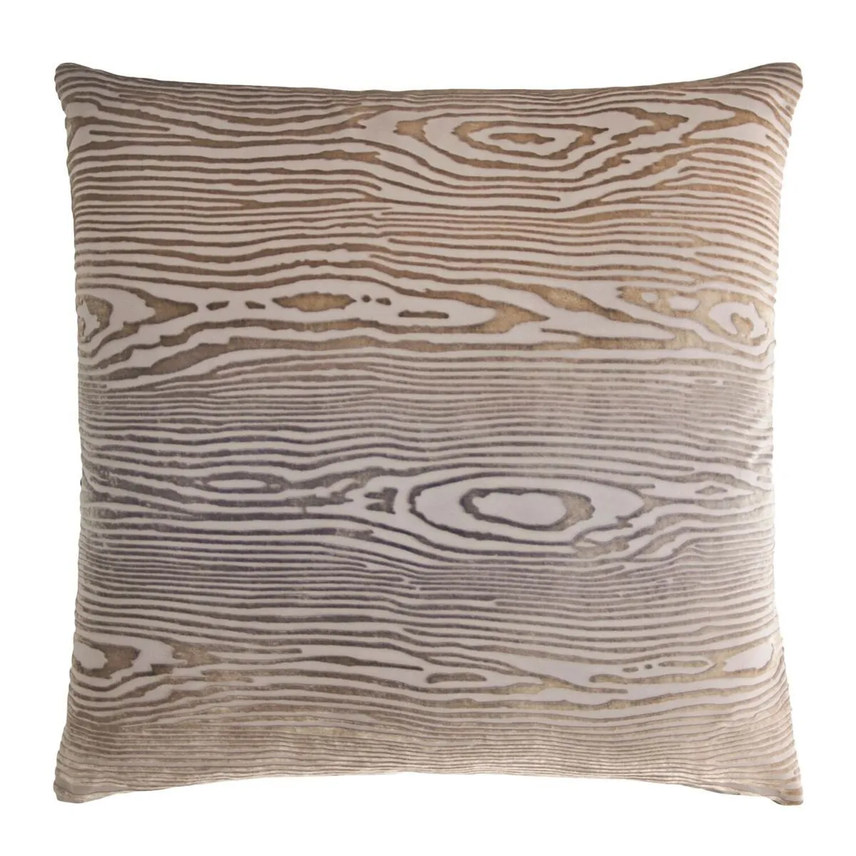 Woodgrain Velvet Coyote Pillows by Kevin O’Brien Studio