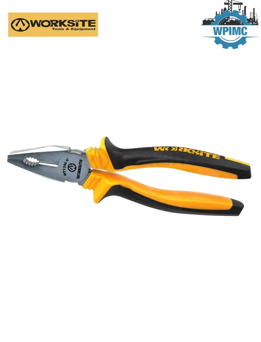 Worksite Combination Lineman's Pliers 7 inches (180mm) with Wire Cutter WT1247