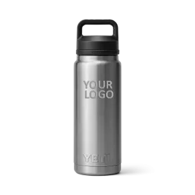 YETI Custom 26 Oz Rambler Bottles with Chug Cap, Stainless