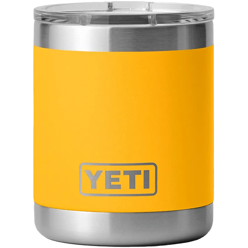 Yeti Rambler 10 oz. Alpine Yellow Lowball with Magslider Lid