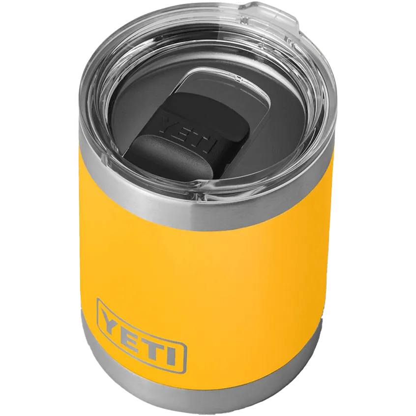 Yeti Rambler 10 oz. Alpine Yellow Lowball with Magslider Lid