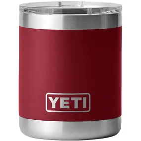 Yeti Rambler 10 oz Harvest Red Lowball with Magslider Lid