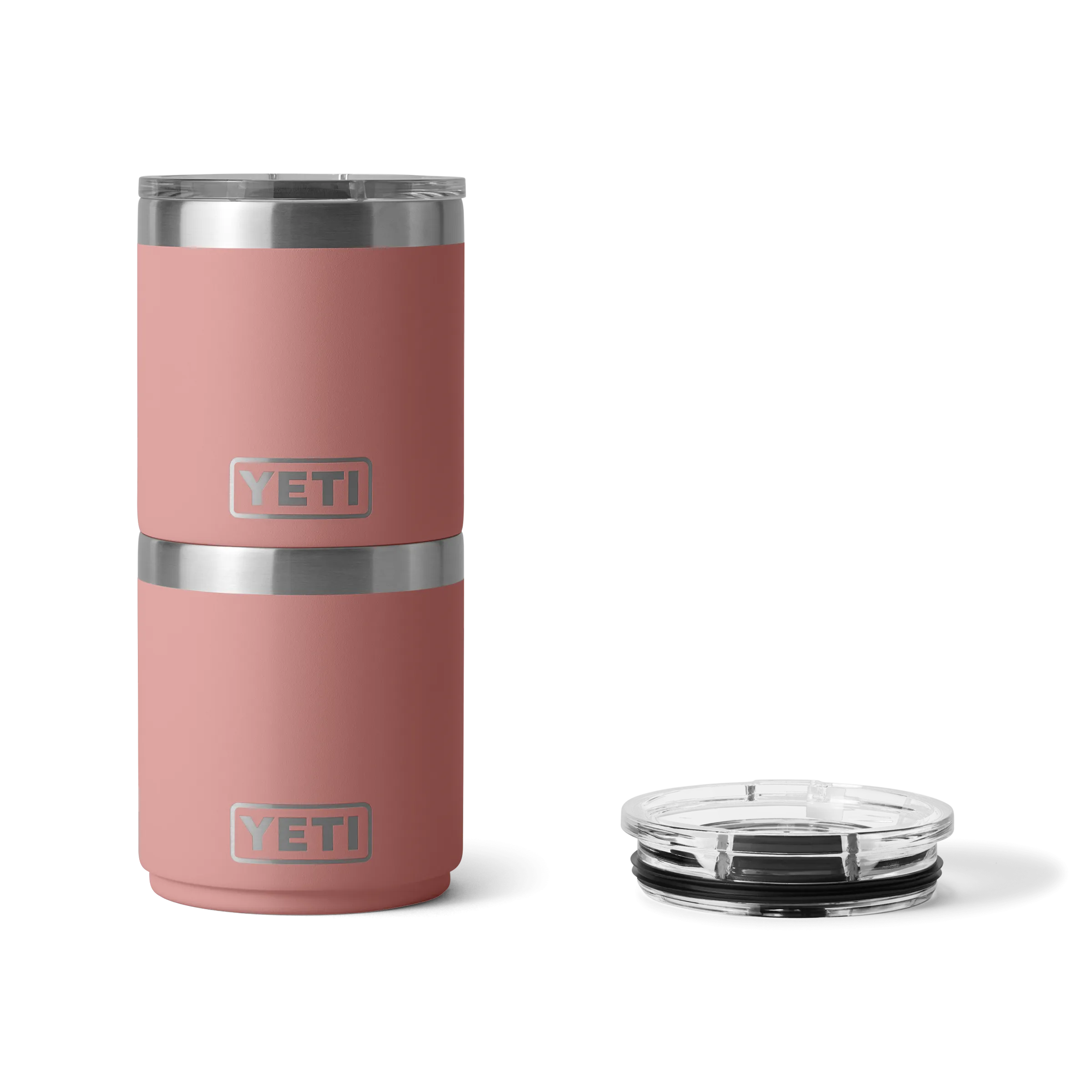 Yeti Rambler 10oz/295ML Stackable Lowball 2.0 With Magslider Lid - Sandstone Pink