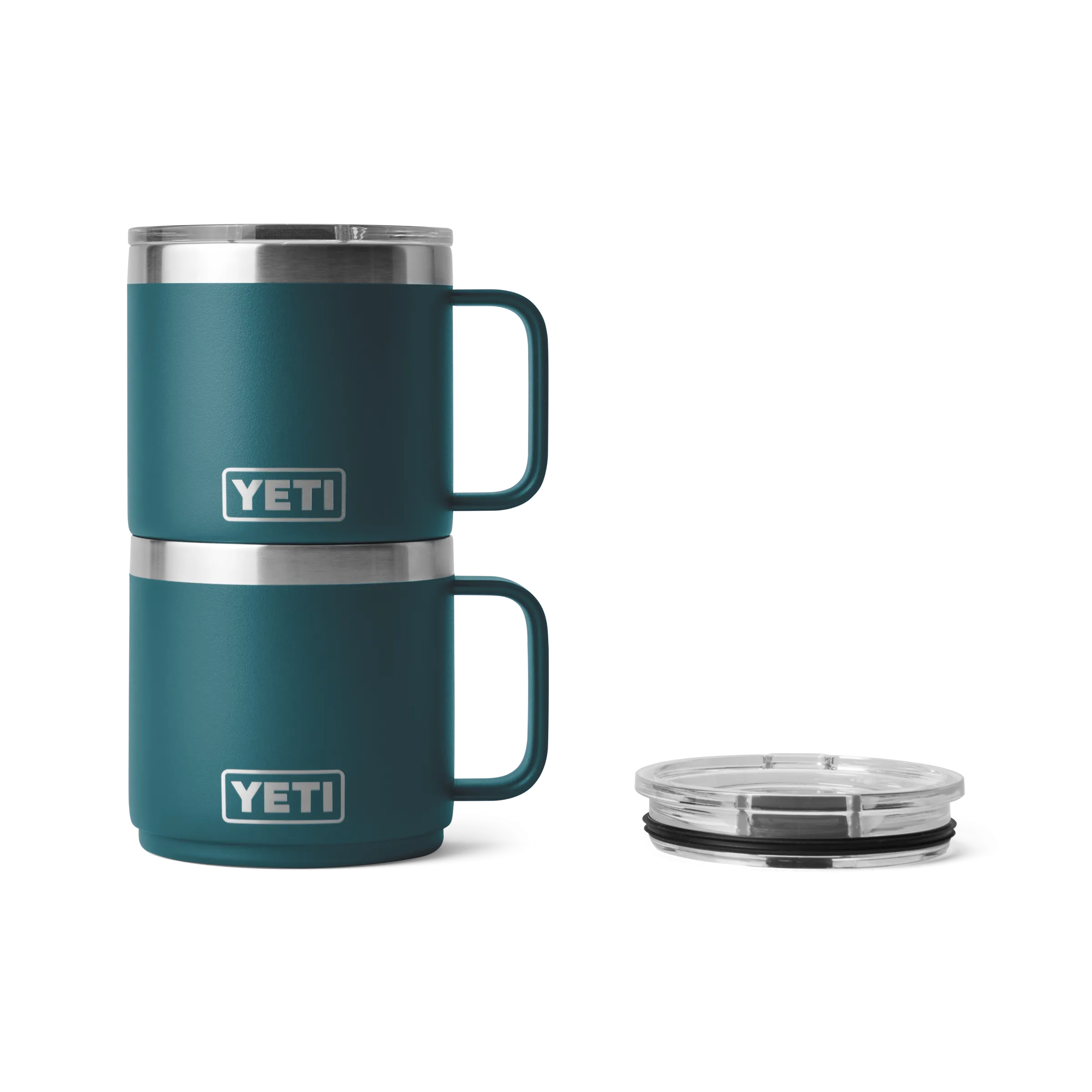 Yeti Rambler 14oz/414ml Stackable Mug 2.0 with Magslider Lid - Agave Teal