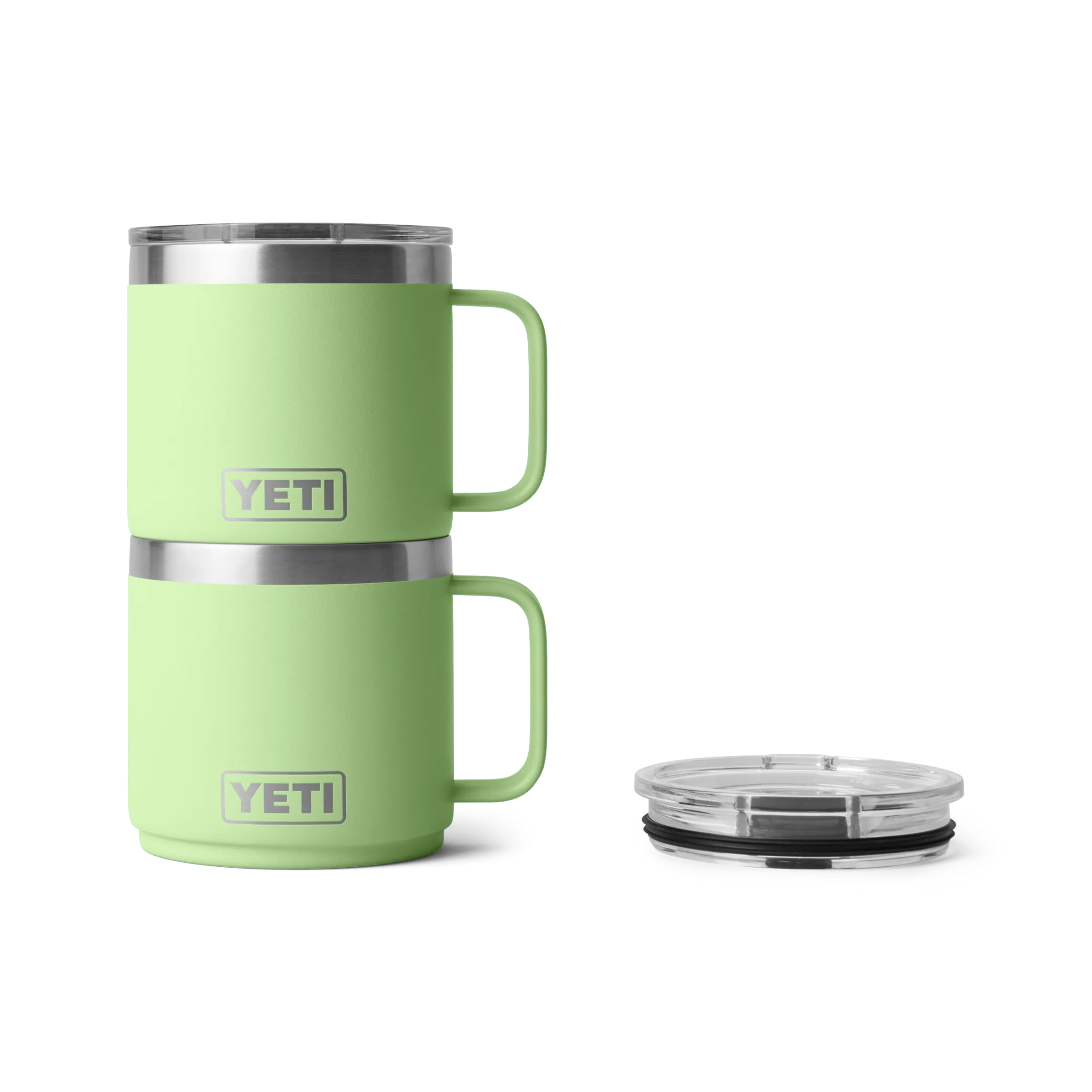 Yeti Rambler 14oz/414ml Stackable Mug 2.0 with Magslider Lid - Key Lime