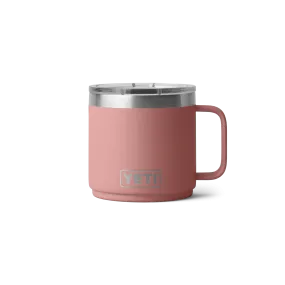 Yeti Rambler 14oz/414ml Stackable Mug 2.0 with Magslider Lid - Sandstone Pink