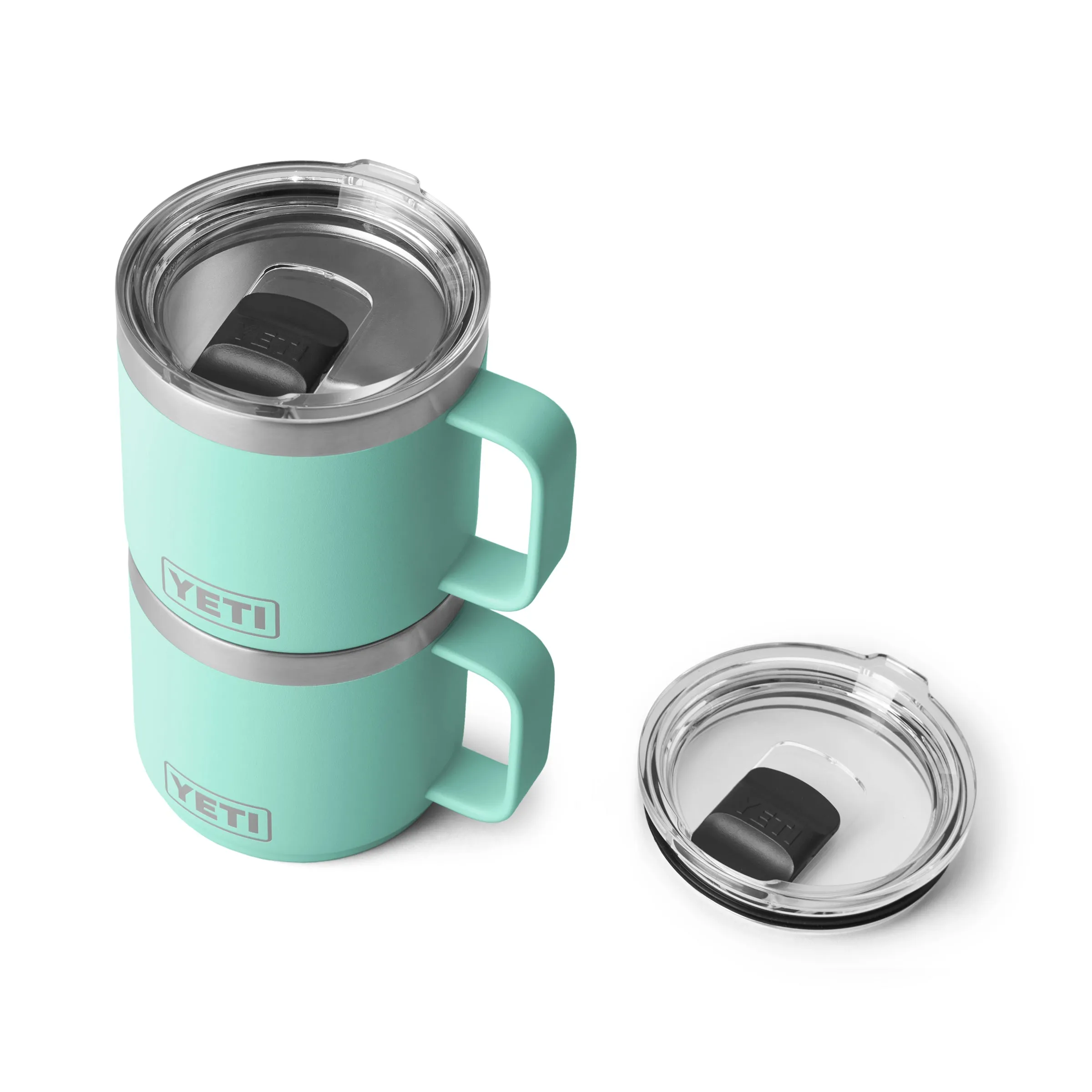 Yeti Rambler 14oz/414ml Stackable Mug 2.0 with Magslider Lid - Seafoam