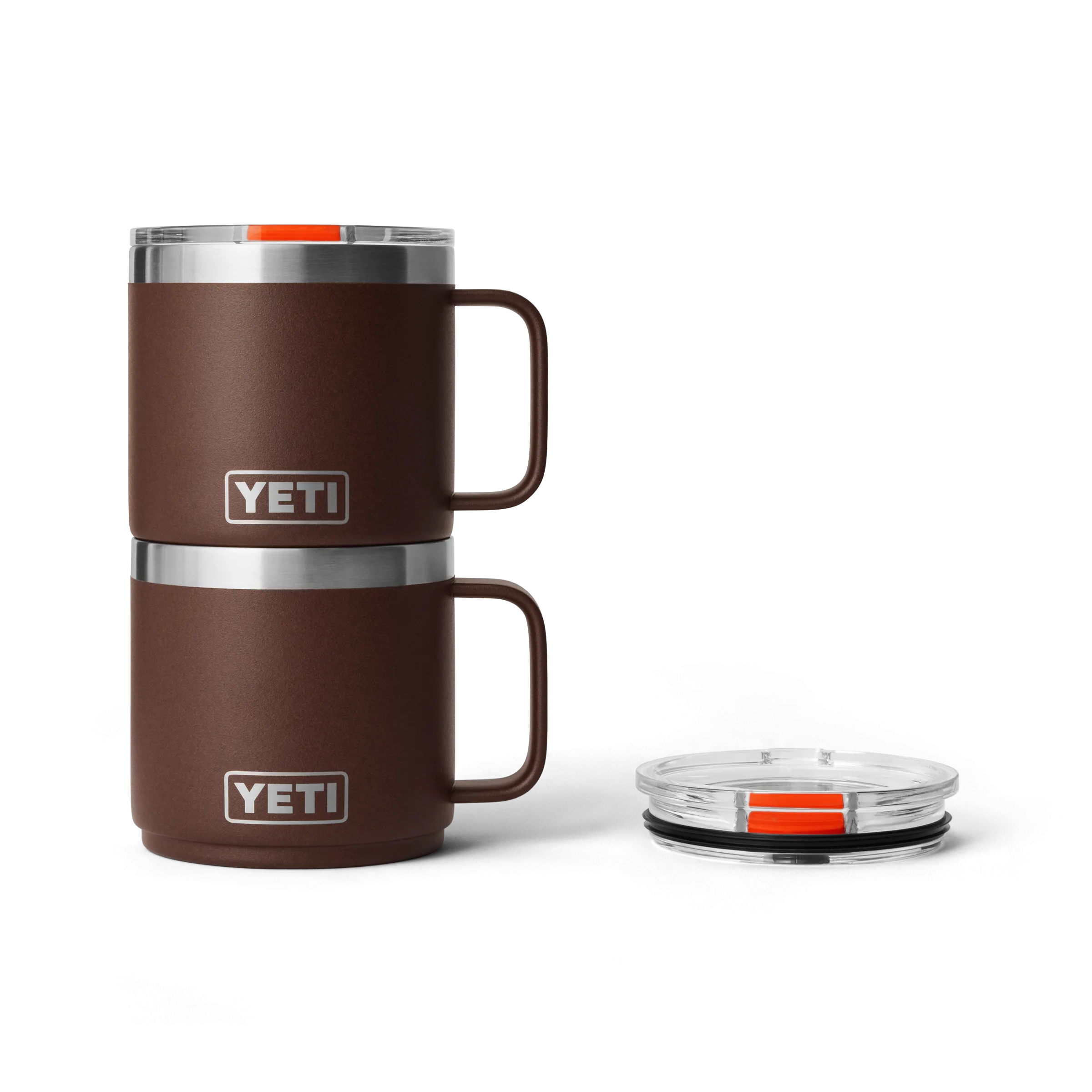 Yeti Rambler 14oz/414ml Stackable Mug 2.0 with Magslider Lid - Wetlands Brown