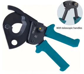 Zupper Ratchet Cable Cutter 500mm² (Not for Steel and Steel Wire) | Model : ZUPPER-TCR-500S